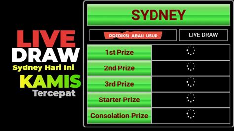 live draw sdy hari ini.